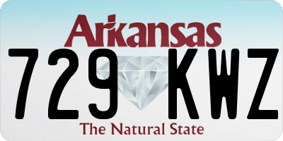AR license plate 729KWZ