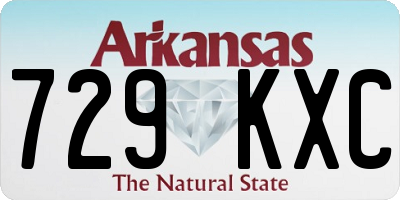AR license plate 729KXC