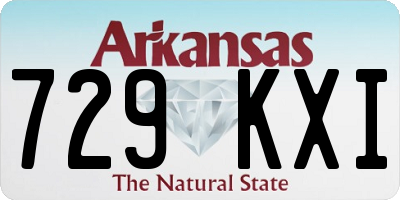 AR license plate 729KXI