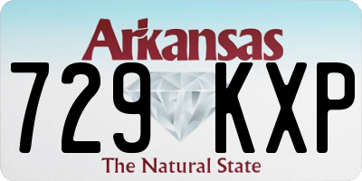 AR license plate 729KXP