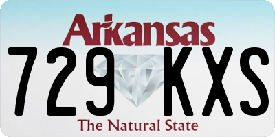 AR license plate 729KXS