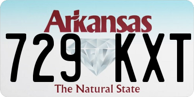 AR license plate 729KXT