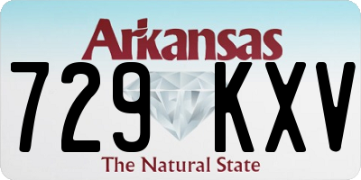 AR license plate 729KXV