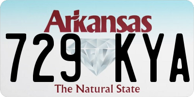 AR license plate 729KYA