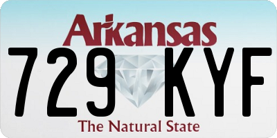 AR license plate 729KYF