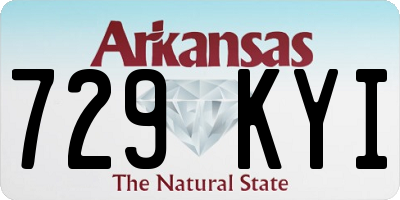 AR license plate 729KYI