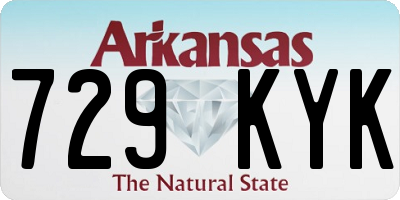 AR license plate 729KYK