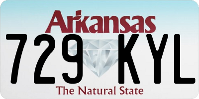 AR license plate 729KYL