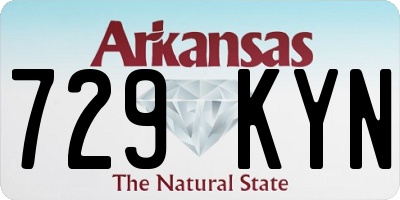AR license plate 729KYN