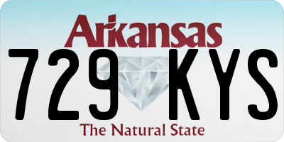 AR license plate 729KYS