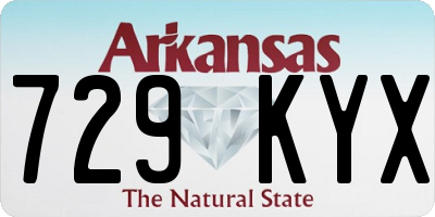 AR license plate 729KYX