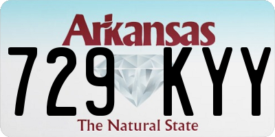 AR license plate 729KYY