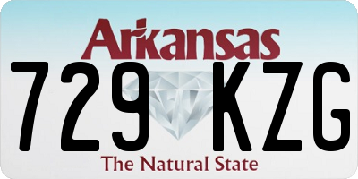AR license plate 729KZG