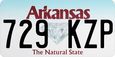AR license plate 729KZP