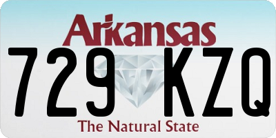 AR license plate 729KZQ