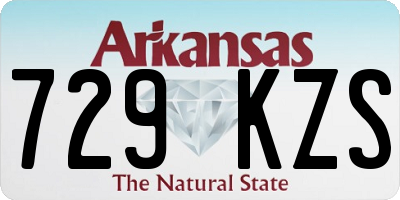 AR license plate 729KZS