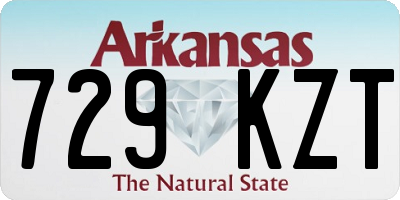 AR license plate 729KZT