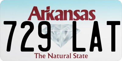 AR license plate 729LAT