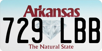 AR license plate 729LBB