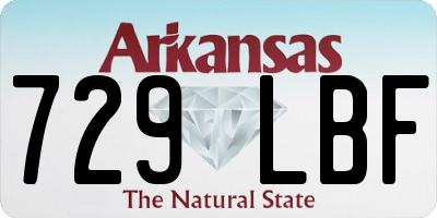 AR license plate 729LBF