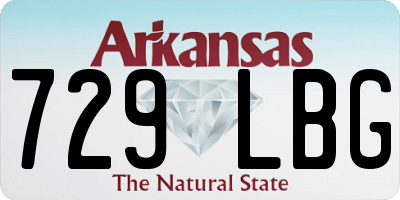 AR license plate 729LBG