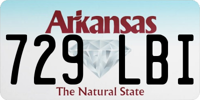 AR license plate 729LBI