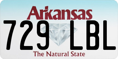 AR license plate 729LBL