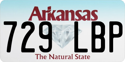 AR license plate 729LBP