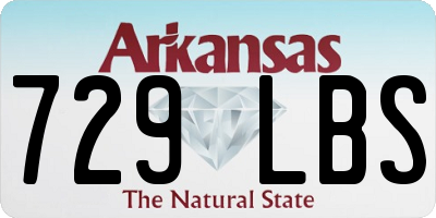 AR license plate 729LBS