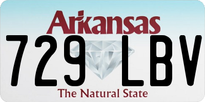 AR license plate 729LBV