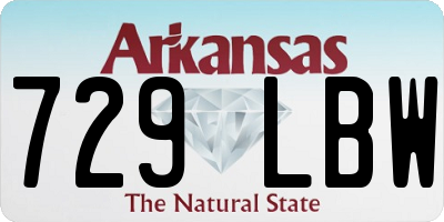 AR license plate 729LBW