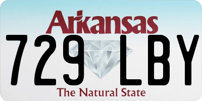 AR license plate 729LBY