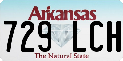 AR license plate 729LCH