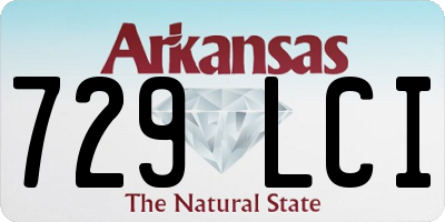 AR license plate 729LCI