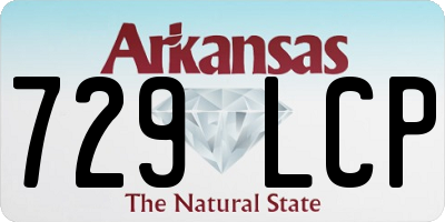 AR license plate 729LCP