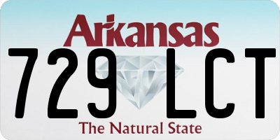 AR license plate 729LCT