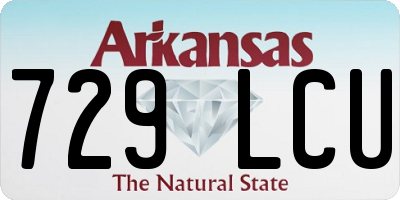 AR license plate 729LCU