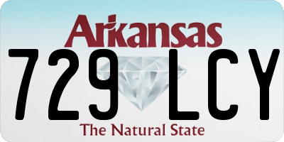 AR license plate 729LCY