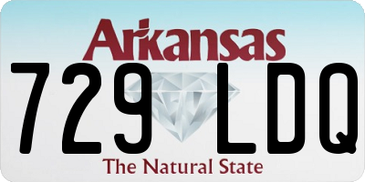 AR license plate 729LDQ