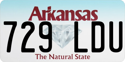 AR license plate 729LDU