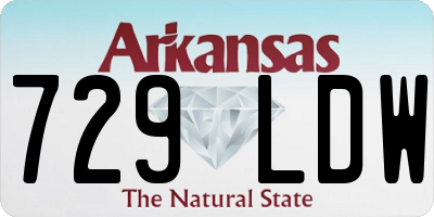 AR license plate 729LDW