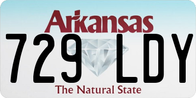 AR license plate 729LDY