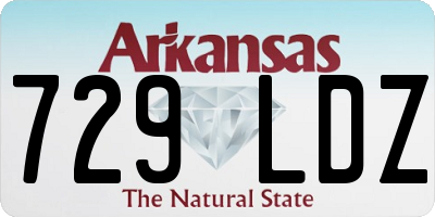 AR license plate 729LDZ