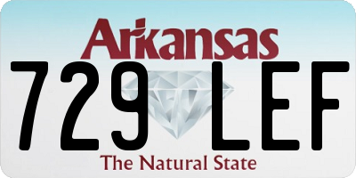 AR license plate 729LEF