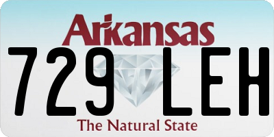 AR license plate 729LEH