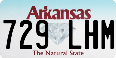 AR license plate 729LHM