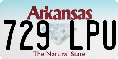 AR license plate 729LPU