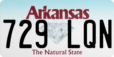 AR license plate 729LQN