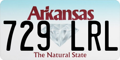 AR license plate 729LRL