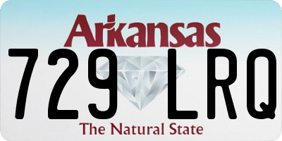 AR license plate 729LRQ